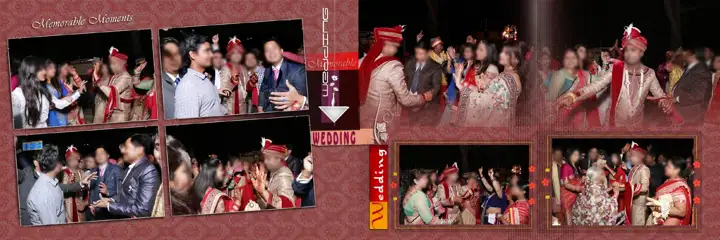 Wedding Album 12x36 PSD – Royal Bokeh Lights Design