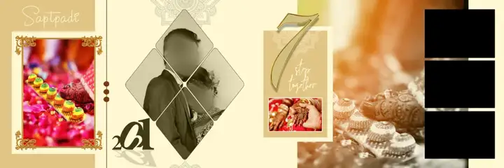 Wedding Album 12x36 PSD – Royal Vintage Frame Design