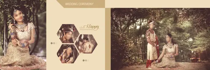 Wedding Album 12x36 PSD – Stylish Paisley Pattern Design