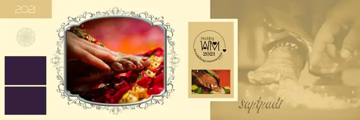 Wedding Album 12x36 PSD – Traditional Lotus Design