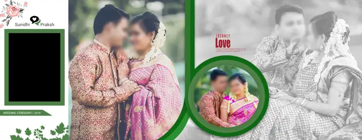 Wedding Album 14x36 PSD – Classic Lace Ornaments Design