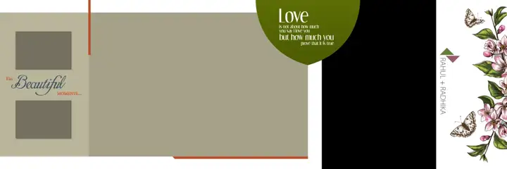 Wedding Album Background 12x36 PSD – Ornate Damask Texture Design