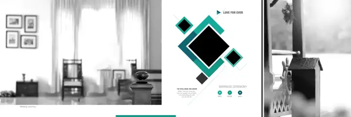 Wedding Album Background PSD – Minimal Brush Strokes Design