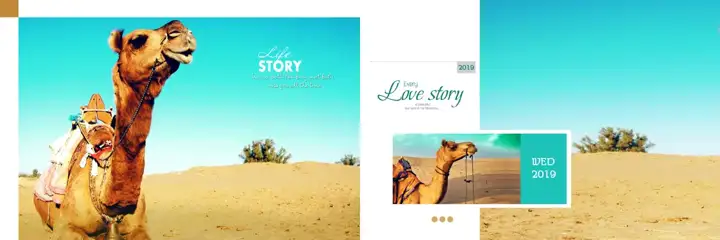 Wedding Album Background PSD – Timeless Brush Strokes Design