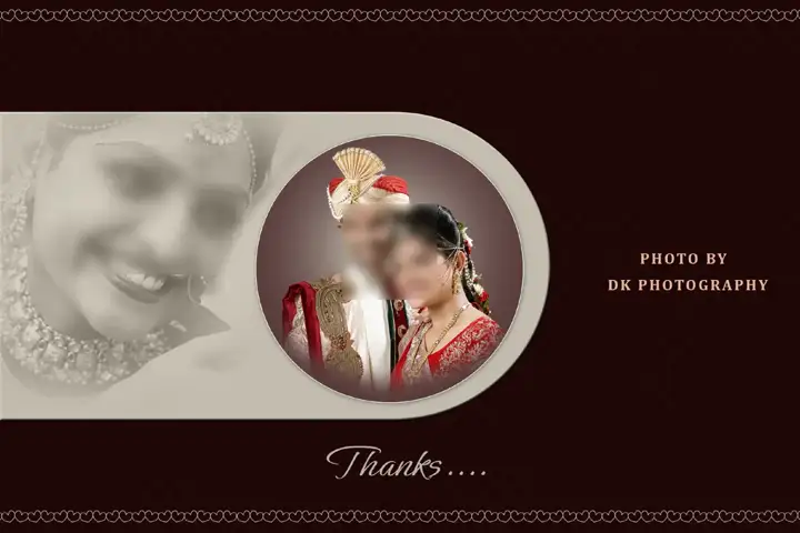 Wedding Album Cover 12x18 PSD – Dreamy Kolam Pattern Design