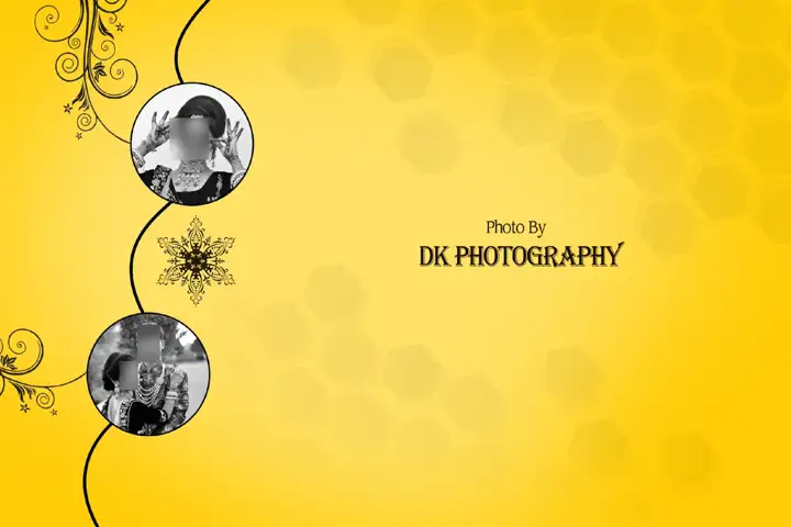 Wedding Album Cover 12x18 PSD – Stylish Rose Petals Design