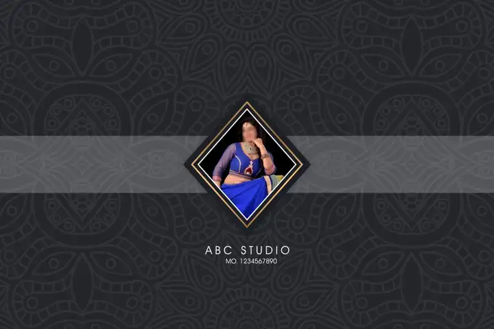 Wedding Album Cover PSD – Grand Kolam Pattern Design